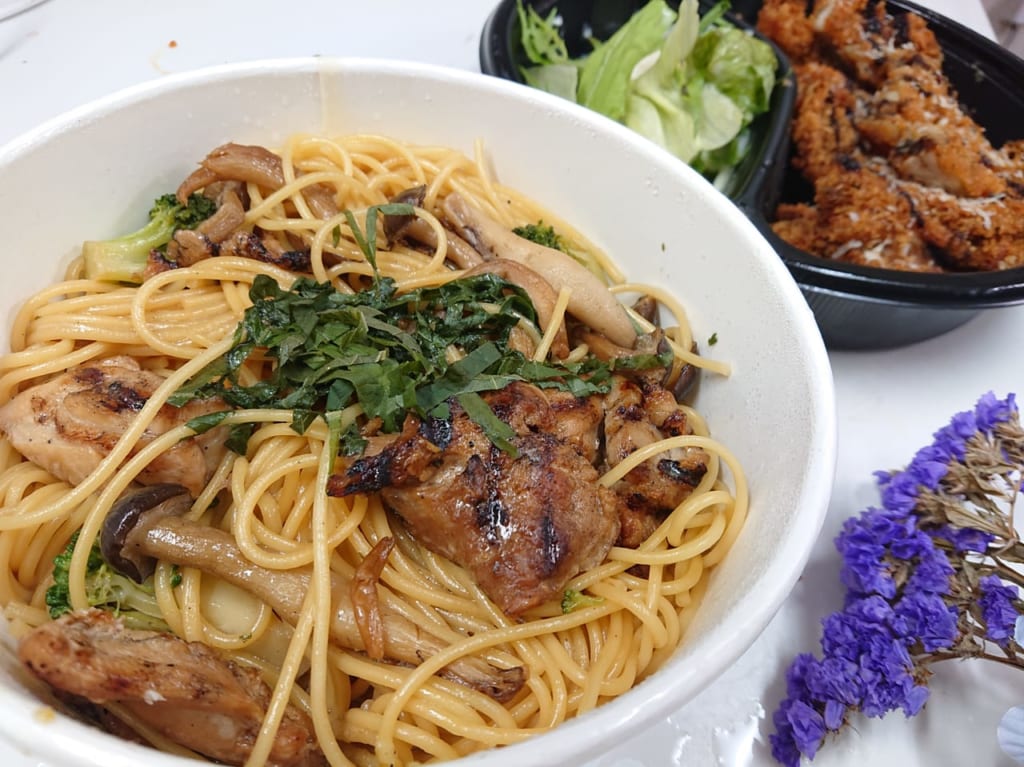 九州醤油のパスタ