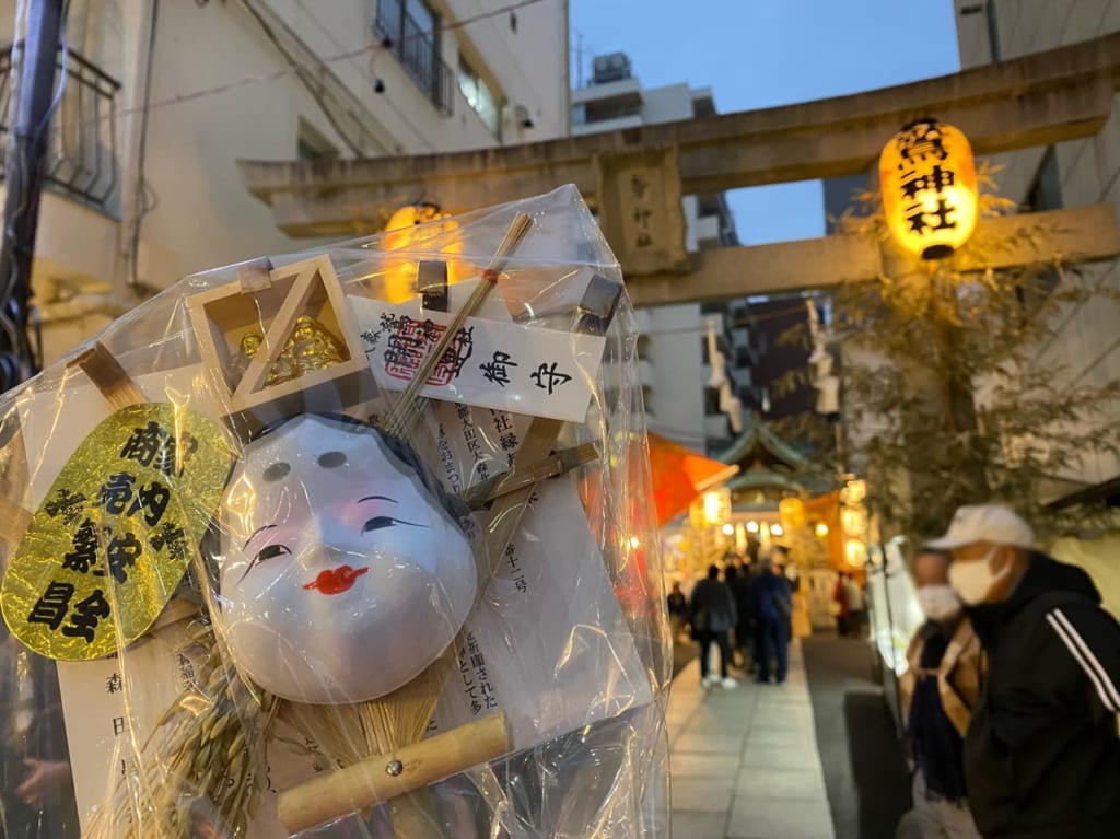 大森の鷲神社で酉の市