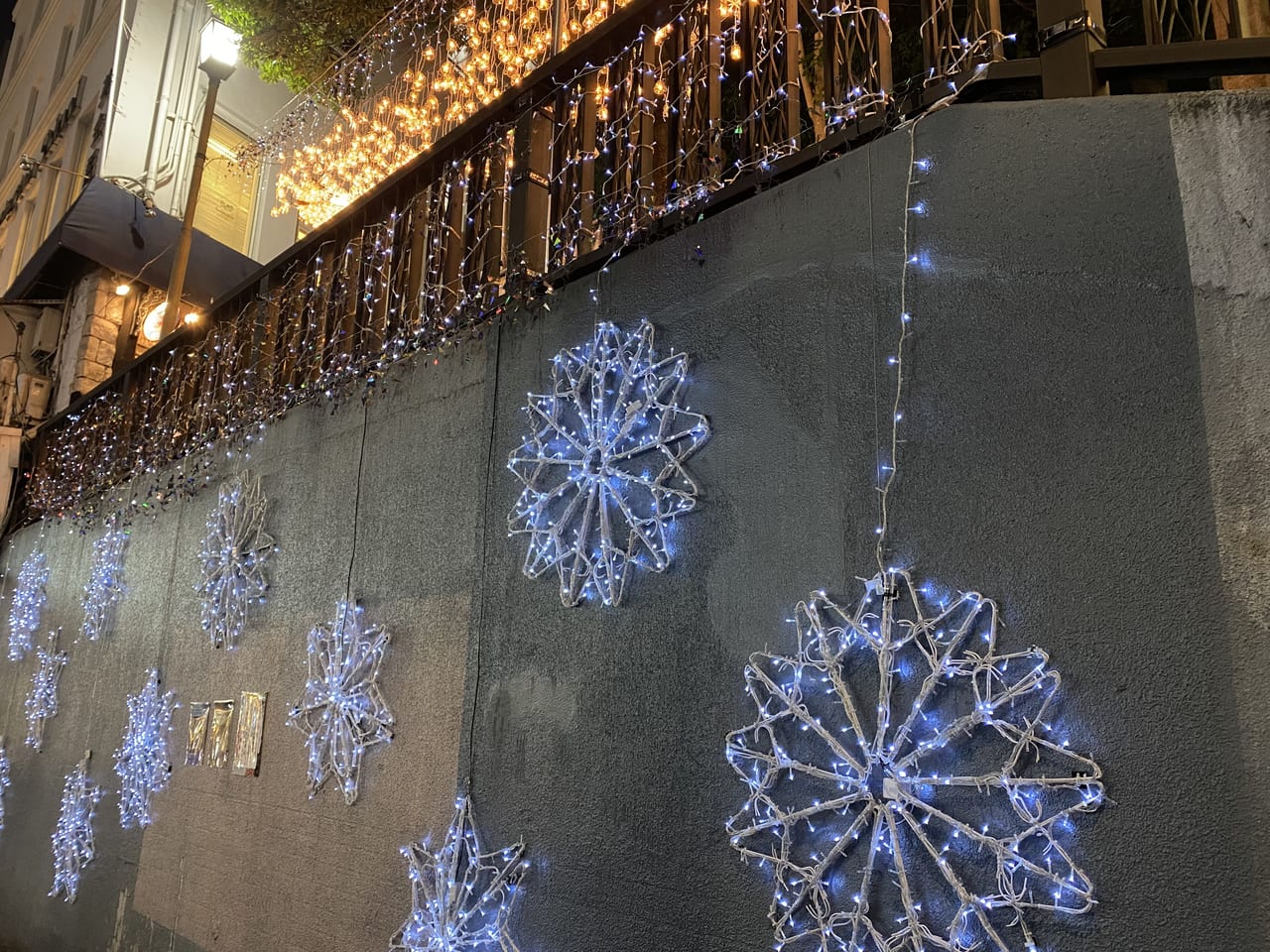 大森駅山王口商店街のイルミネーション