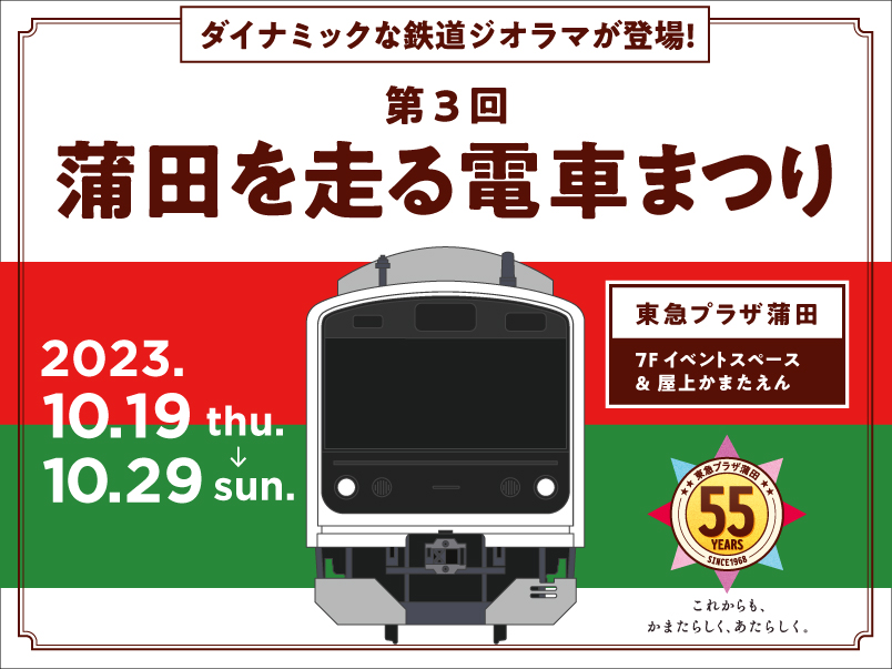 「第3回 蒲田を走る電車まつり」が開催