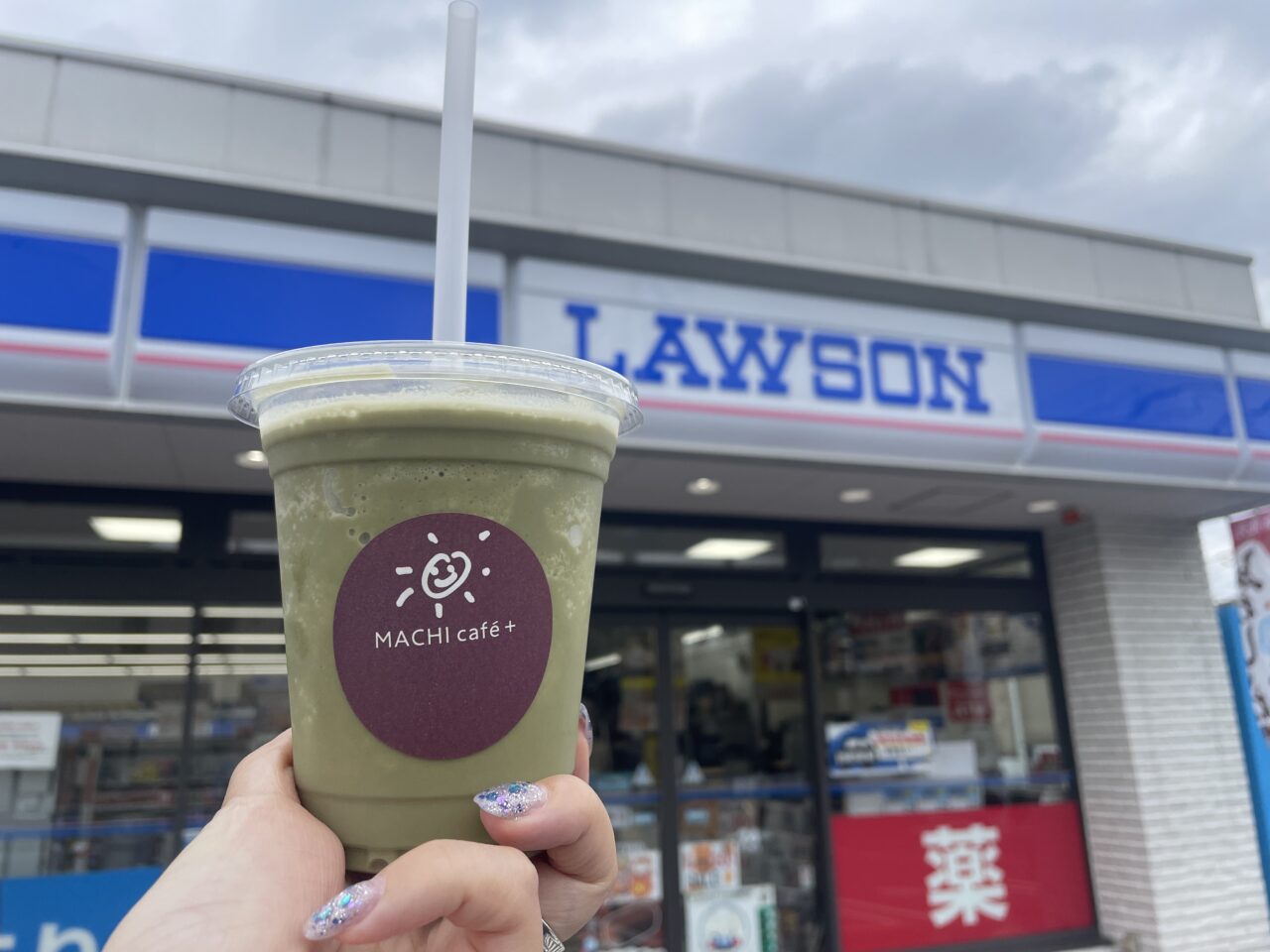 夏の抹茶スムージー