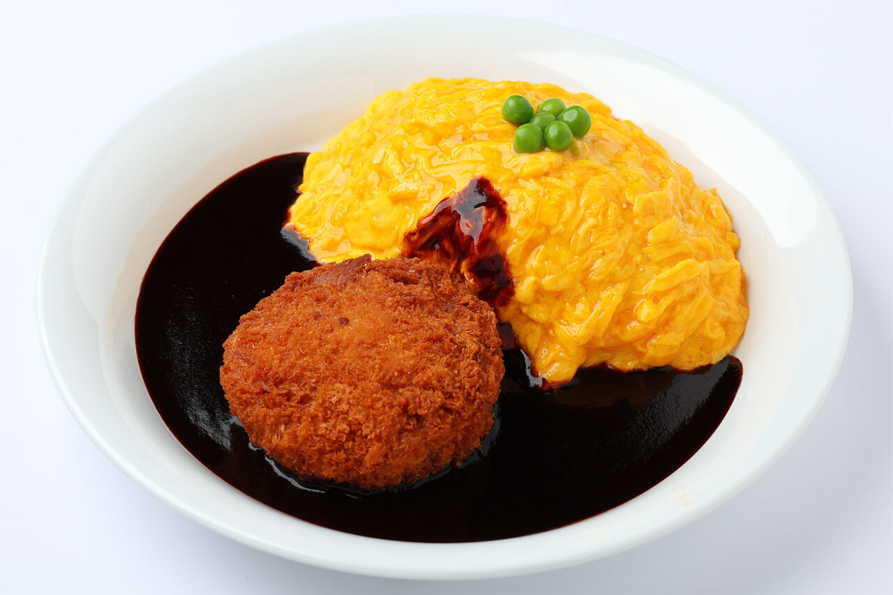 羽田空港限定 黒毛和牛入りメンチカツプレート