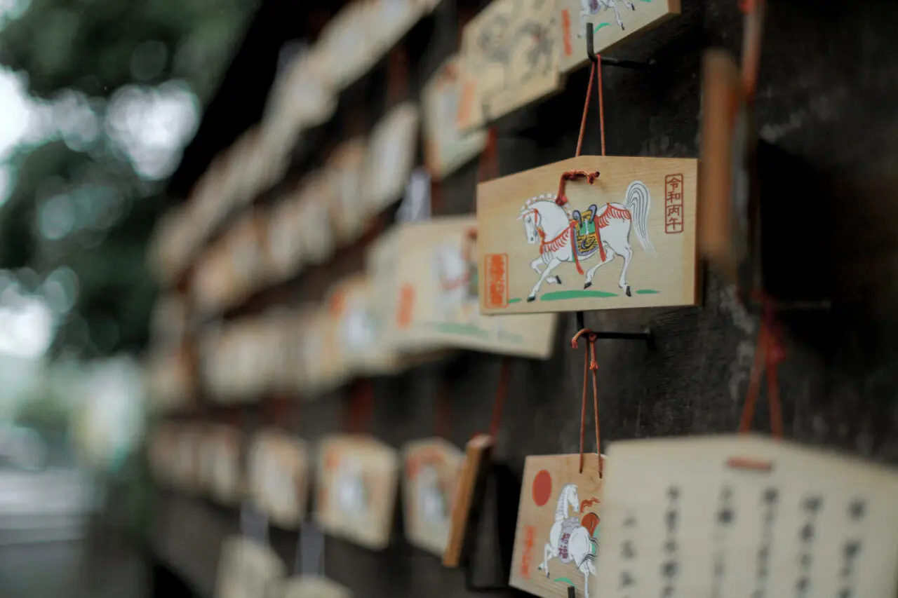 寺の絵馬